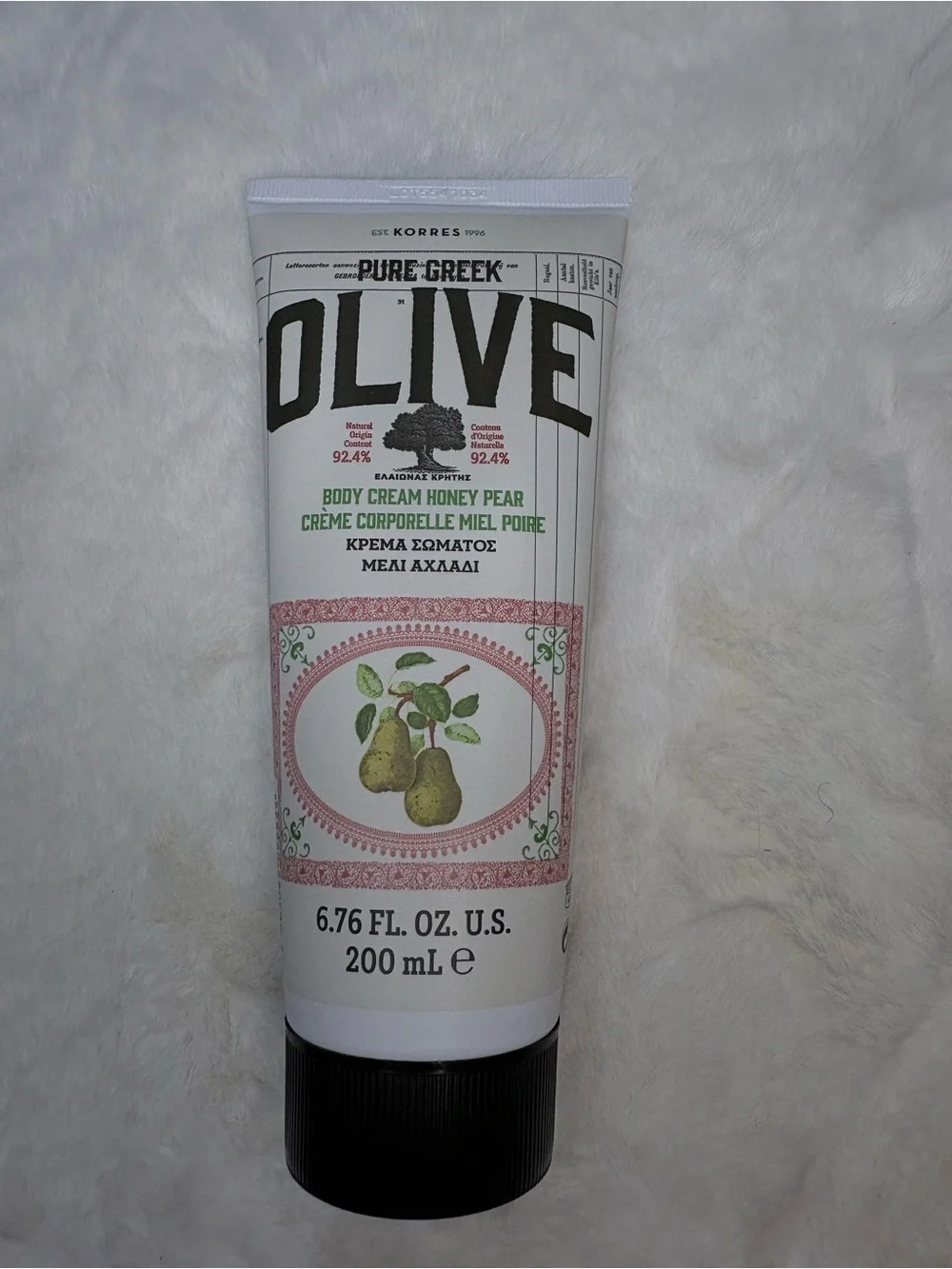 Korres Pure Greek Olive Honey Pear Body Cream